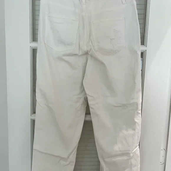 Aerie Easy Denim Pull-On Drawstring Pants - Picture 4 of 5